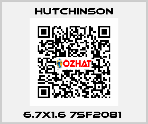 6.7X1.6 7SF2081  Hutchinson