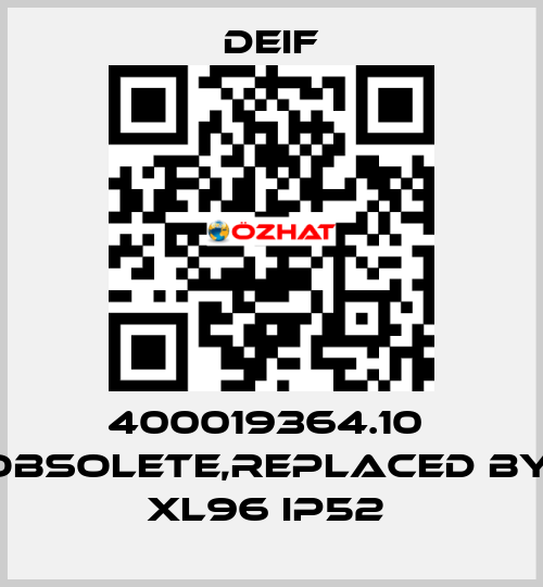 400019364.10  obsolete,replaced by  XL96 IP52  Deif