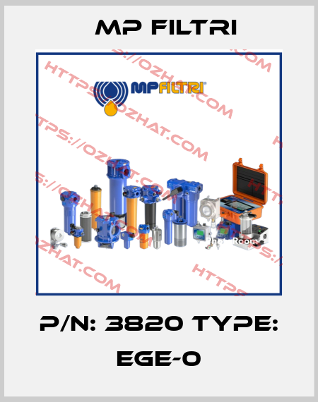 p/n: 3820 type: EGE-0 MP Filtri