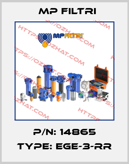 P/N: 14865 Type: EGE-3-RR MP Filtri