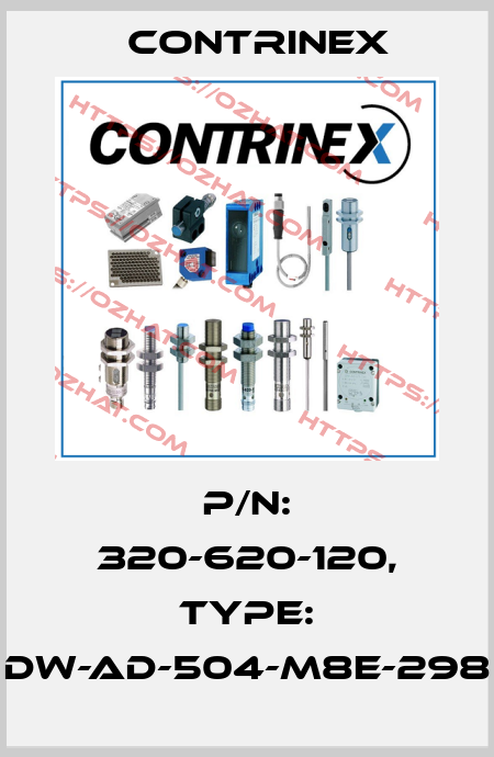 p/n: 320-620-120, Type: DW-AD-504-M8E-298 Contrinex