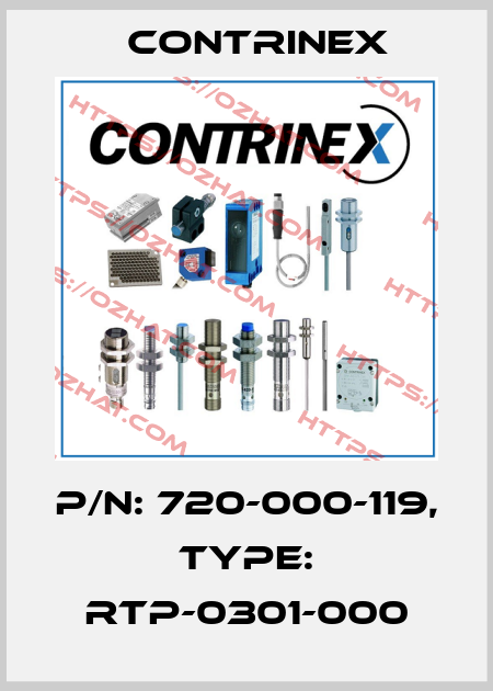 p/n: 720-000-119, Type: RTP-0301-000 Contrinex