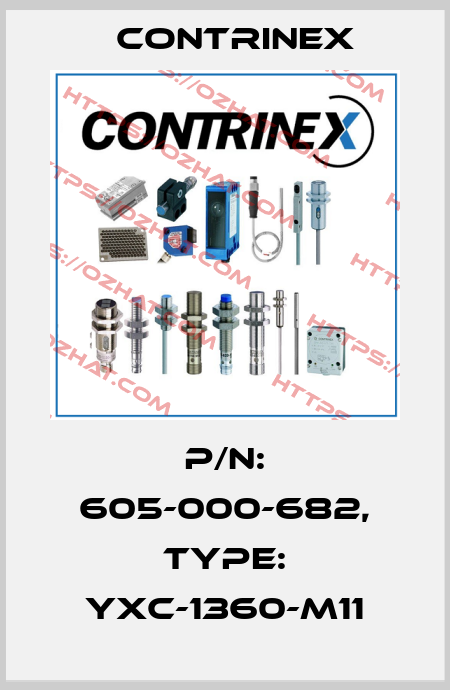 p/n: 605-000-682, Type: YXC-1360-M11 Contrinex