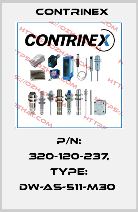 P/N: 320-120-237, Type: DW-AS-511-M30  Contrinex