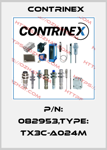 P/N: 082953,Type: TX3C-A024M Contrinex