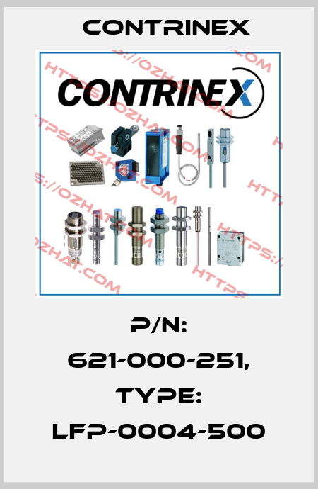 p/n: 621-000-251, Type: LFP-0004-500 Contrinex