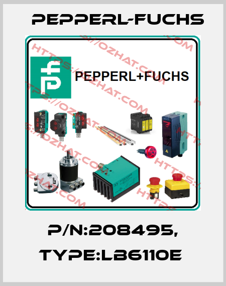 P/N:208495, Type:LB6110E  Pepperl-Fuchs