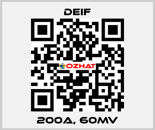 200A, 60MV  Deif