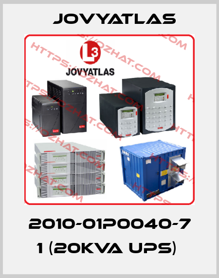 2010-01P0040-7 1 (20KVA UPS)  JOVYATLAS