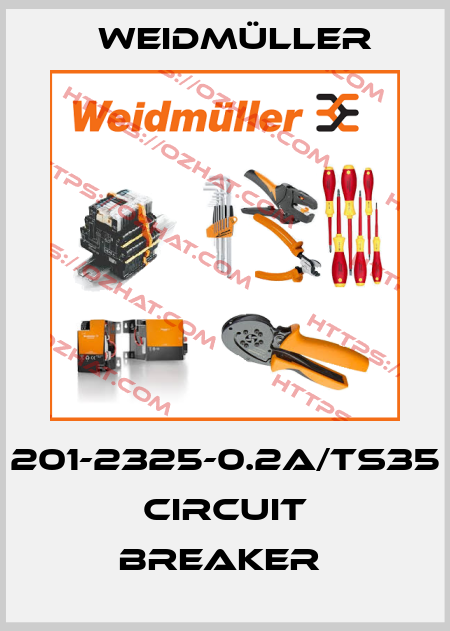 201-2325-0.2A/TS35 CIRCUIT BREAKER  Weidmüller