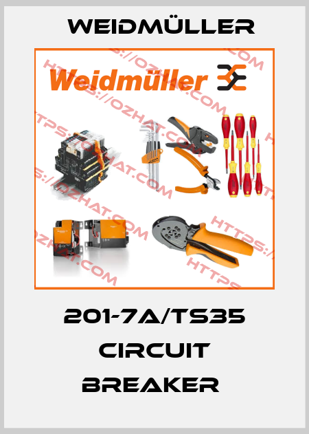 201-7A/TS35 CIRCUIT BREAKER  Weidmüller