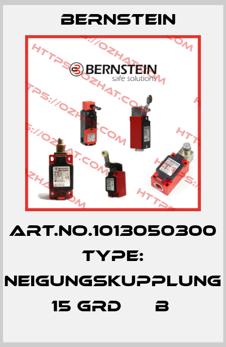 Art.No.1013050300 Type: NEIGUNGSKUPPLUNG 15 GRD      B  Bernstein