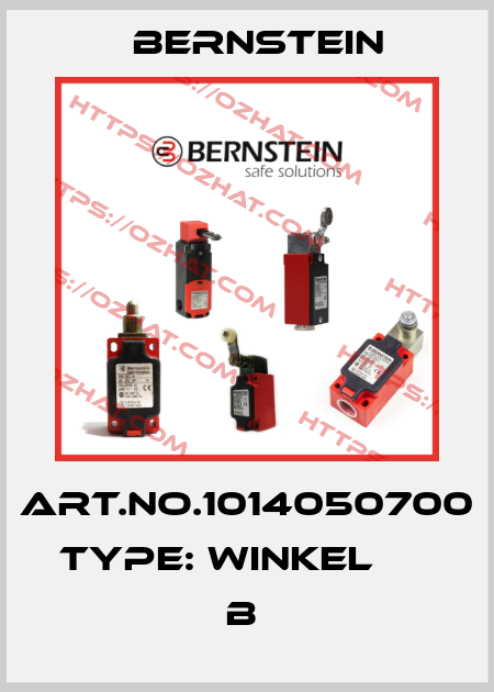 Art.No.1014050700 Type: WINKEL                       B  Bernstein
