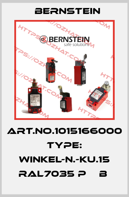 Art.No.1015166000 Type: WINKEL-N.-KU.15 RAL7035 P    B  Bernstein