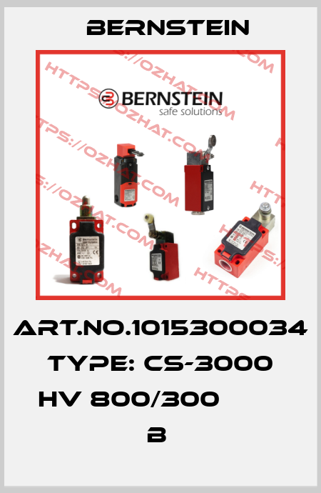 Art.No.1015300034 Type: CS-3000 HV 800/300           B  Bernstein