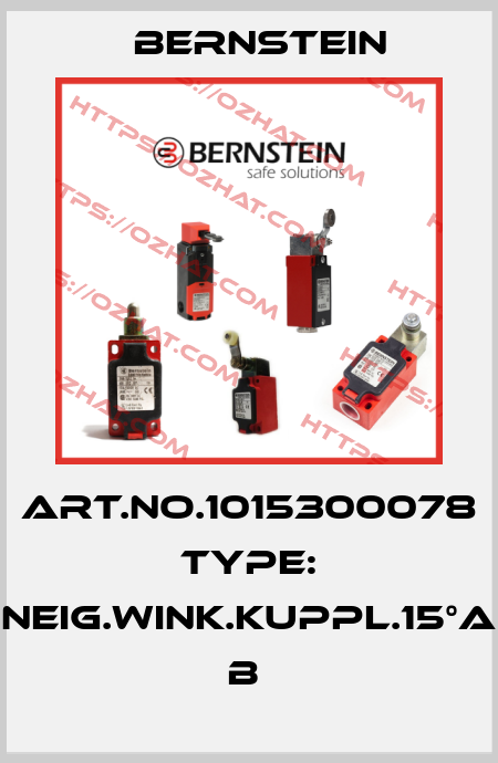 Art.No.1015300078 Type: NEIG.WINK.KUPPL.15°A         B  Bernstein