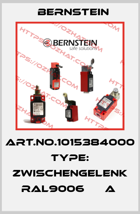 Art.No.1015384000 Type: ZWISCHENGELENK  RAL9006      A  Bernstein