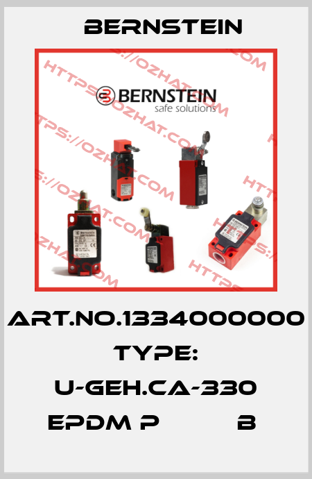Art.No.1334000000 Type: U-GEH.CA-330 EPDM P          B  Bernstein