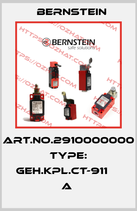 Art.No.2910000000 Type: GEH.KPL.CT-911               A  Bernstein