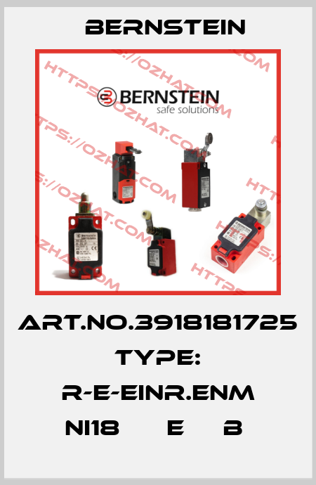 Art.No.3918181725 Type: R-E-EINR.ENM NI18      E     B  Bernstein