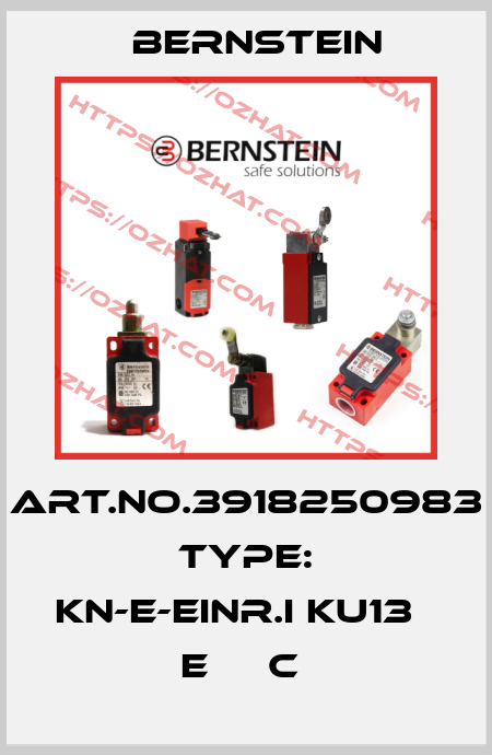Art.No.3918250983 Type: KN-E-EINR.I KU13       E     C  Bernstein