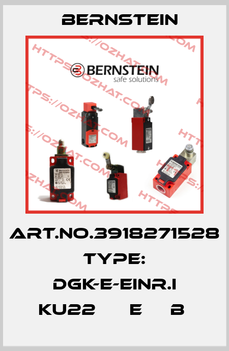 Art.No.3918271528 Type: DGK-E-EINR.I KU22      E     B  Bernstein