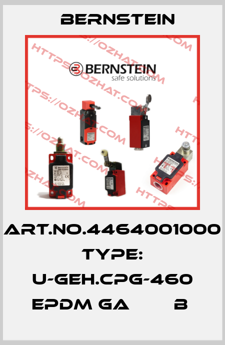 Art.No.4464001000 Type: U-GEH.CPG-460 EPDM GA        B  Bernstein