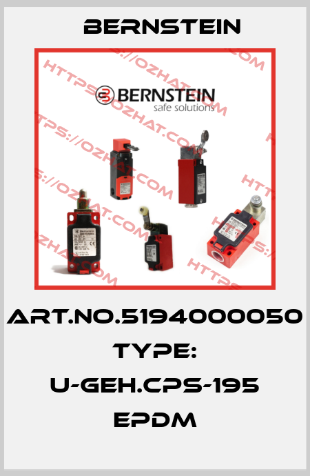 Art.No.5194000050 Type: U-GEH.CPS-195 EPDM Bernstein