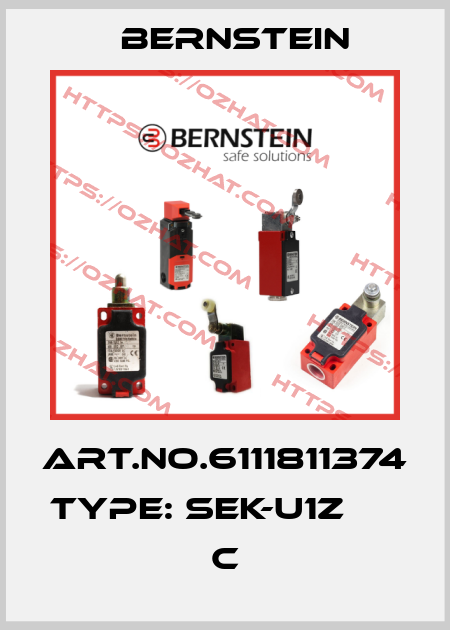 Art.No.6111811374 Type: SEK-U1Z                      C Bernstein