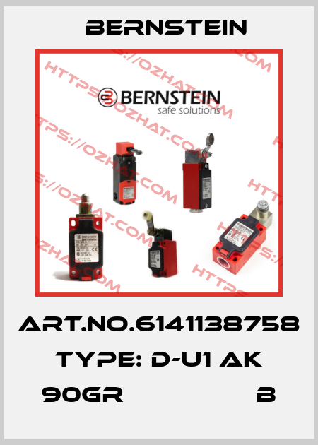 Art.No.6141138758 Type: D-U1 AK 90GR                 B Bernstein