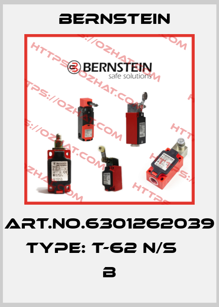 Art.No.6301262039 Type: T-62 N/S                     B Bernstein