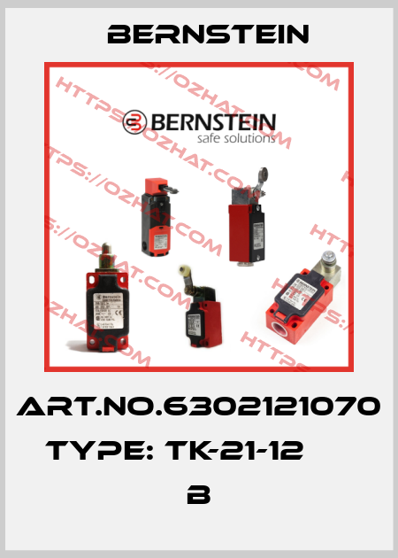 Art.No.6302121070 Type: TK-21-12                     B Bernstein