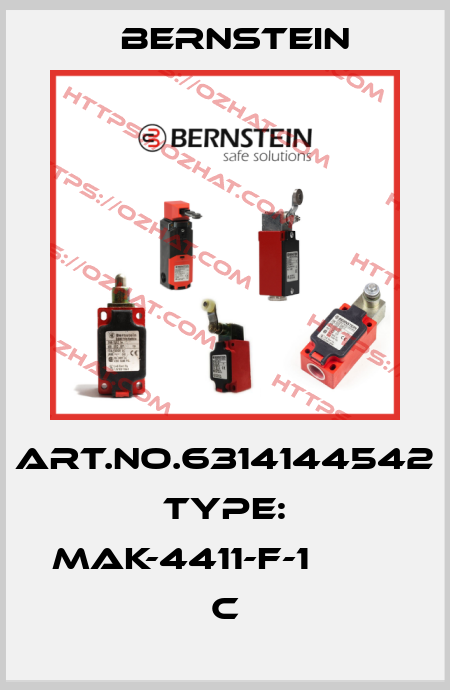 Art.No.6314144542 Type: MAK-4411-F-1                 C Bernstein