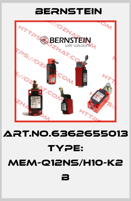 Art.No.6362655013 Type: MEM-Q12NS/H10-K2             B Bernstein