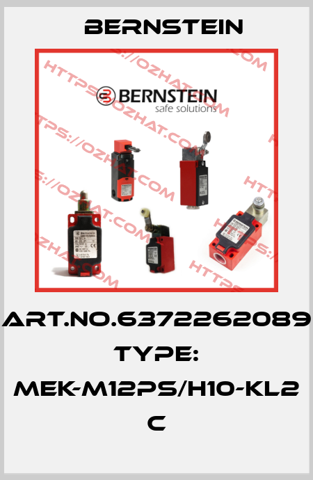 Art.No.6372262089 Type: MEK-M12PS/H10-KL2            C Bernstein