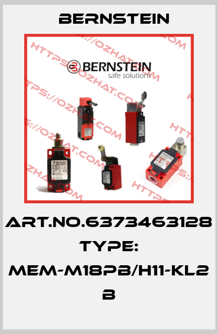 Art.No.6373463128 Type: MEM-M18PB/H11-KL2            B Bernstein