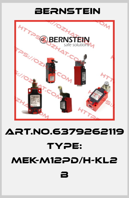Art.No.6379262119 Type: MEK-M12PD/H-KL2              B Bernstein