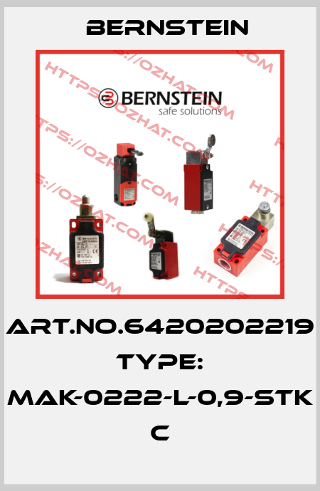 Art.No.6420202219 Type: MAK-0222-L-0,9-STK           C Bernstein