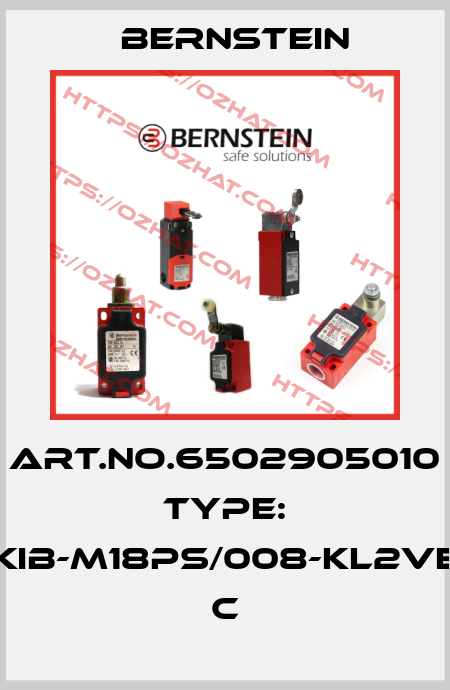 Art.No.6502905010 Type: KIB-M18PS/008-KL2VE          C Bernstein