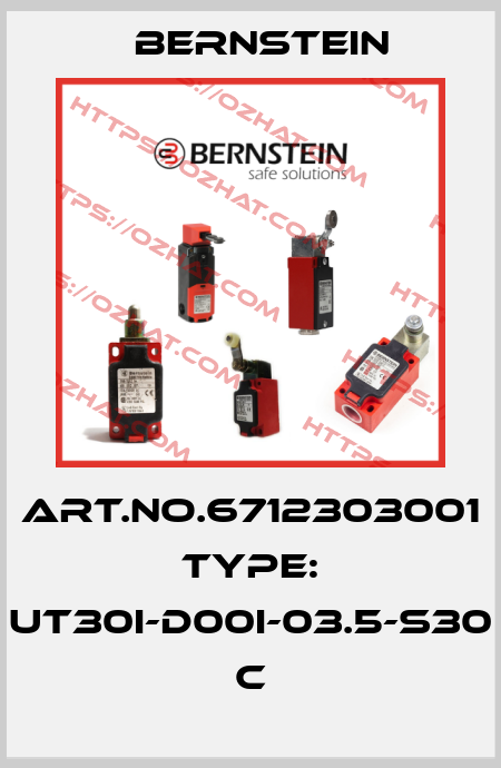 Art.No.6712303001 Type: UT30I-D00I-03.5-S30          C Bernstein