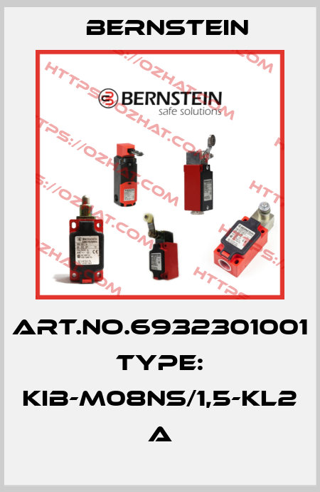 Art.No.6932301001 Type: KIB-M08NS/1,5-KL2            A Bernstein