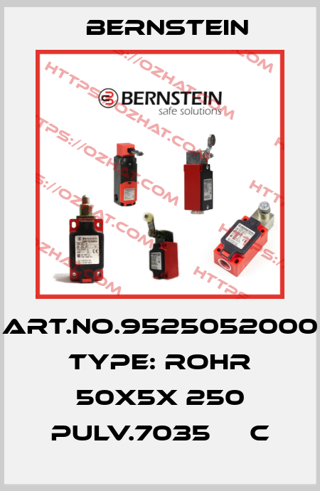 Art.No.9525052000 Type: ROHR 50X5X 250 PULV.7035     C Bernstein