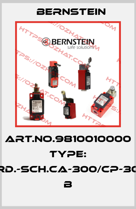 Art.No.9810010000 Type: ERD.-SCH.CA-300/CP-300       B Bernstein