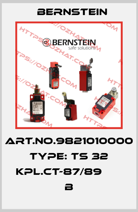 Art.No.9821010000 Type: TS 32 KPL.CT-87/89           B Bernstein