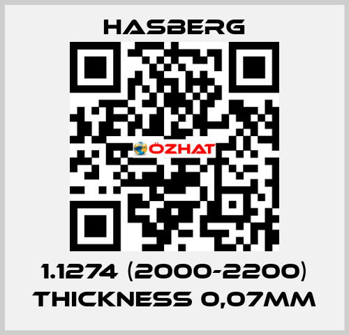 1.1274 (2000-2200) thickness 0,07mm Hasberg