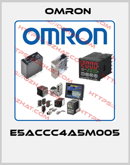 E5ACCC4A5M005  Omron