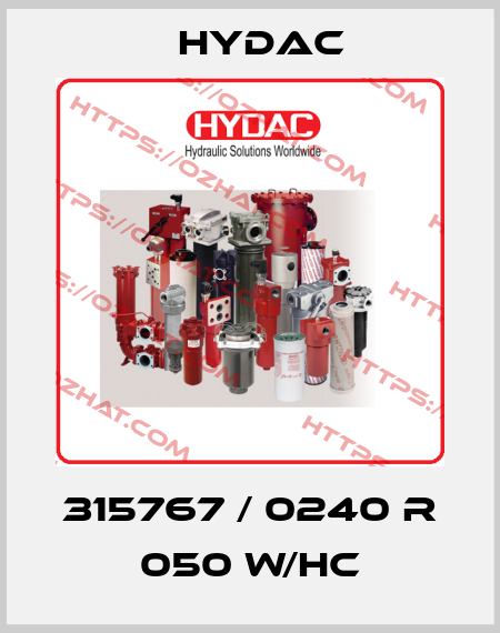 315767 / 0240 R 050 W/HC Hydac