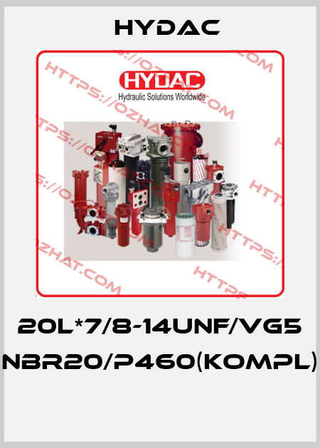 20L*7/8-14UNF/VG5 NBR20/P460(kompl)  Hydac