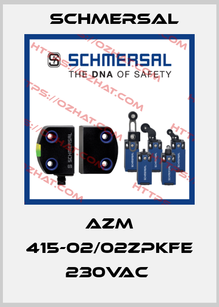 AZM 415-02/02ZPKFE 230VAC  Schmersal