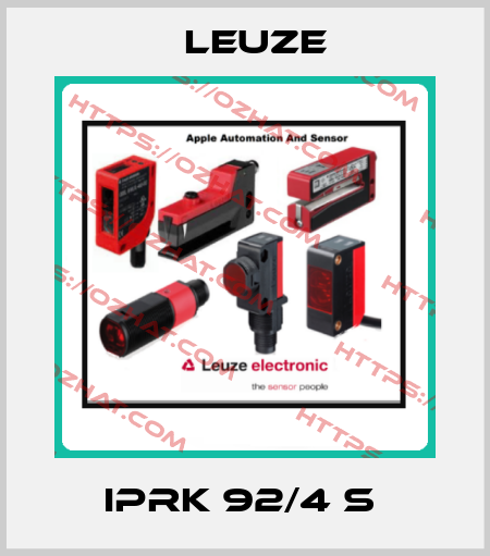 IPRK 92/4 S  Leuze
